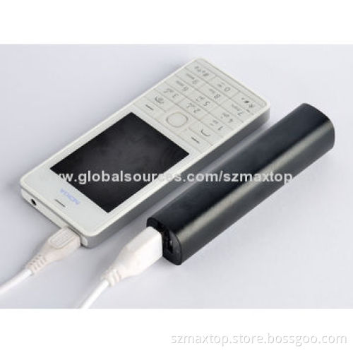 Portable Power Bank Charger, with Color Options, 2,200mAh Battery Capacity, CE, FCC, RoHS